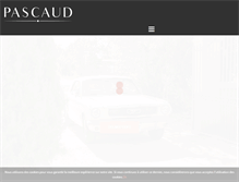 Tablet Screenshot of domainepascaud.com